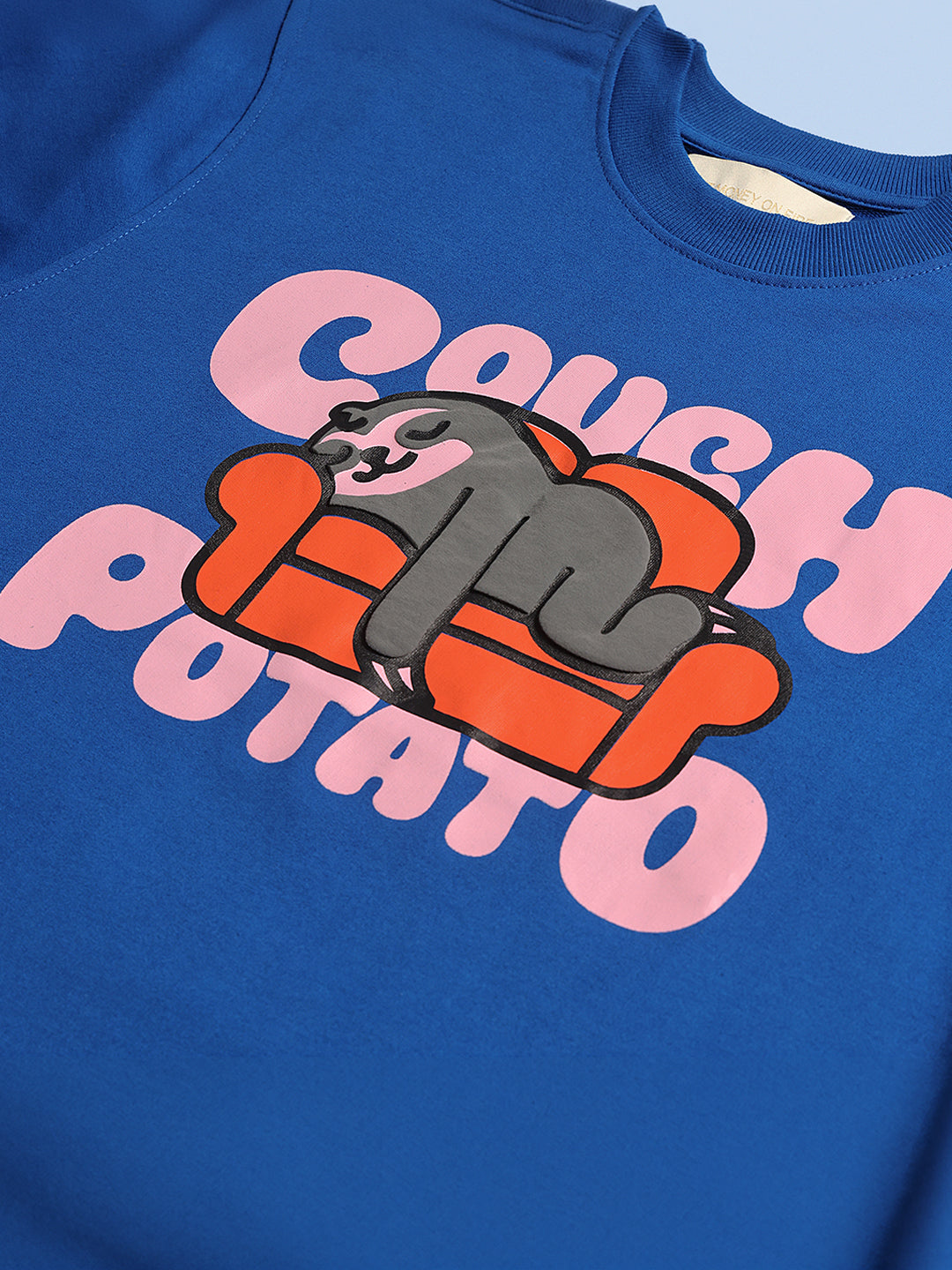Couch Potato Royal Blue T-Shirt
